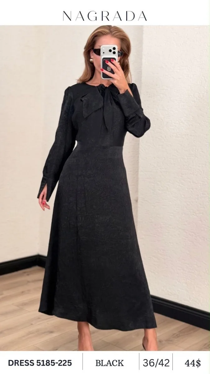 Платье NAGRADA (Black, модель 5185-225) оптом
