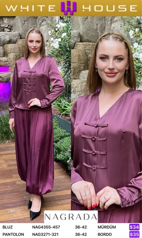 Блузка NAGRADA (Purple, модель NAG4355-457) оптом