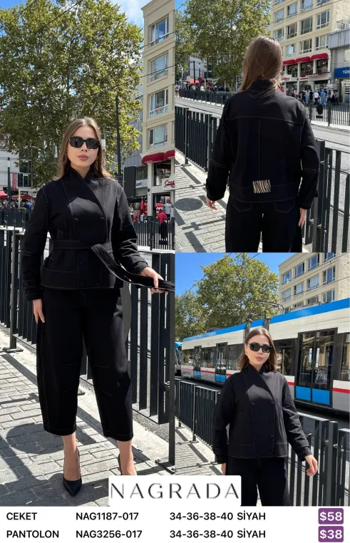 Брюки NAGRADA (Black, модель NAG3256-017) оптом