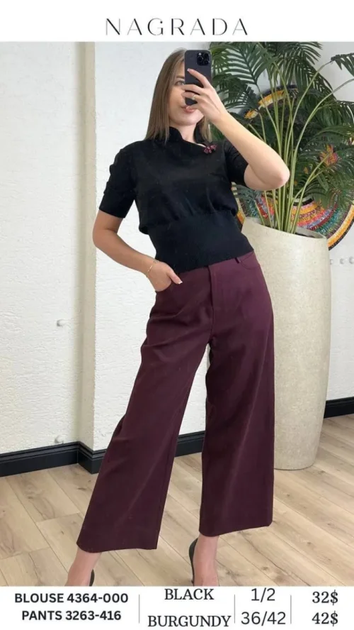 Блузка NAGRADA (Black, модель 4364-000) оптом