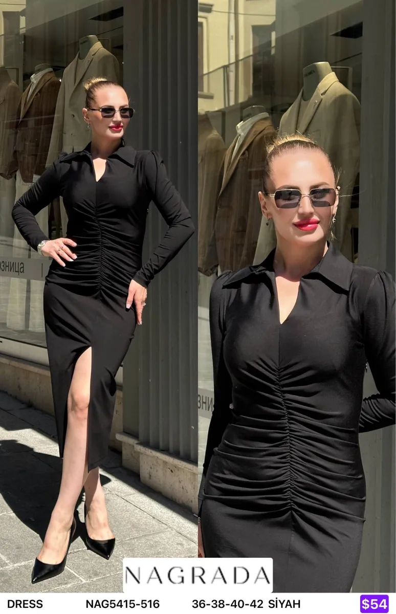 Платье NAGRADA (Black, модель NAG5415-516) оптом