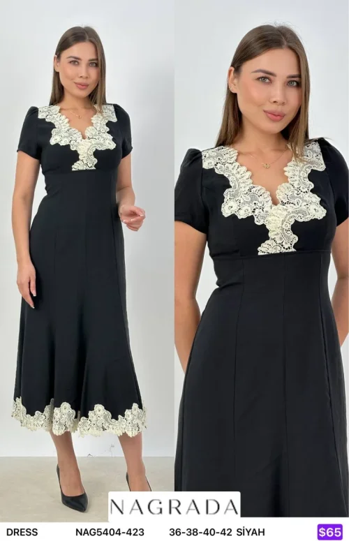 Платье NAGRADA (Black, модель NAG5404-423) оптом