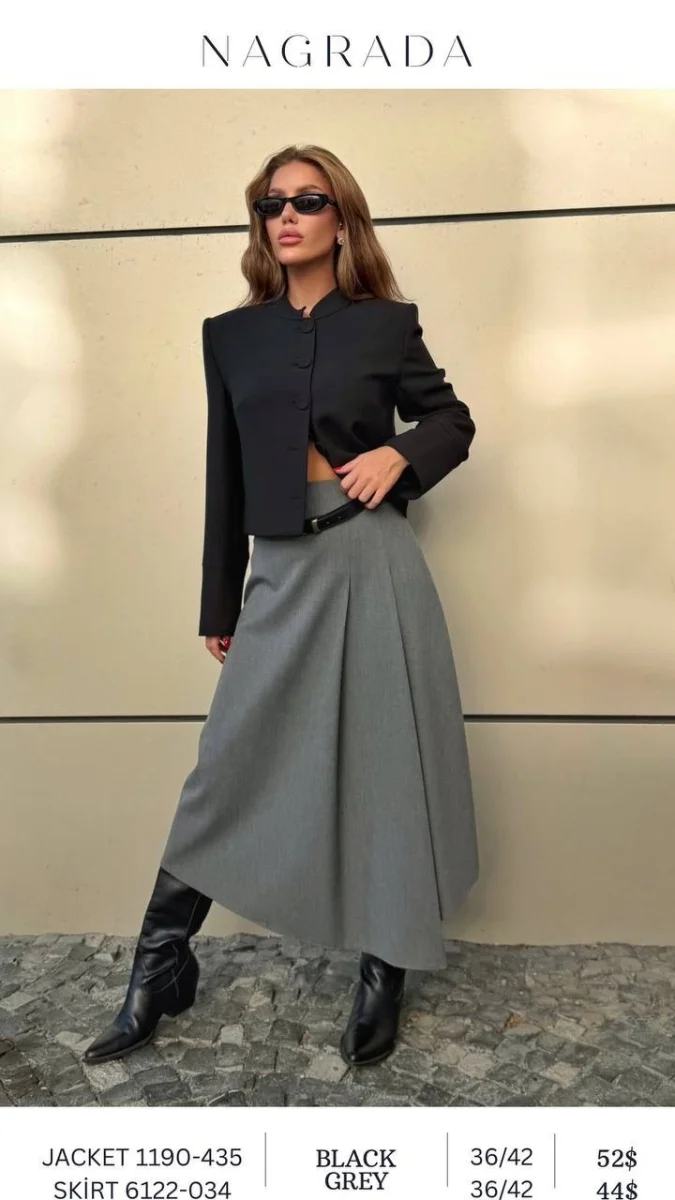 Юбка NAGRADA (Gray, модель 6122-034) оптом