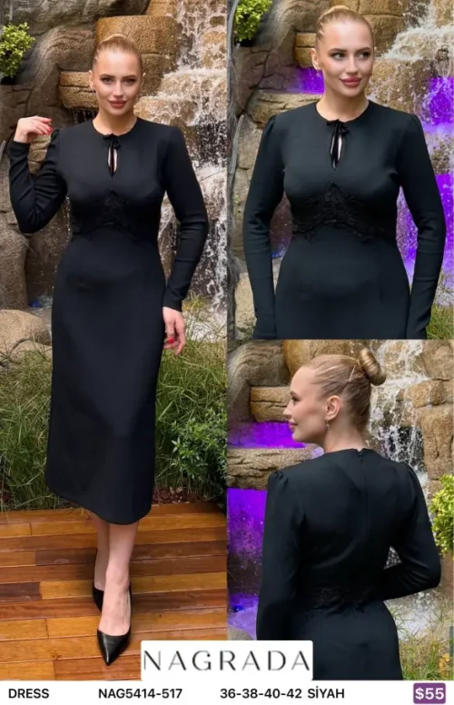 Платье NAGRADA (Black, модель NAG5414-517) оптом