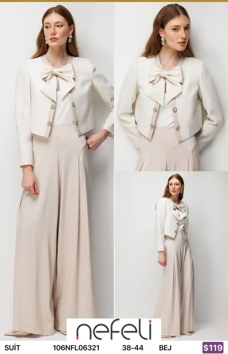 Костюмы и комплекты Nefeli (Beige, модель 106NFL06321) оптом