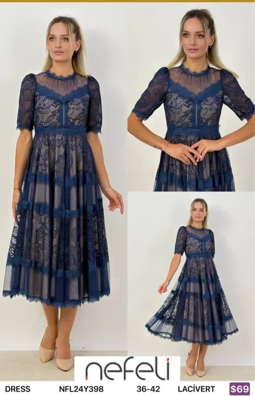 Платье Nefeli (Navy, модель NFL24Y398) оптом