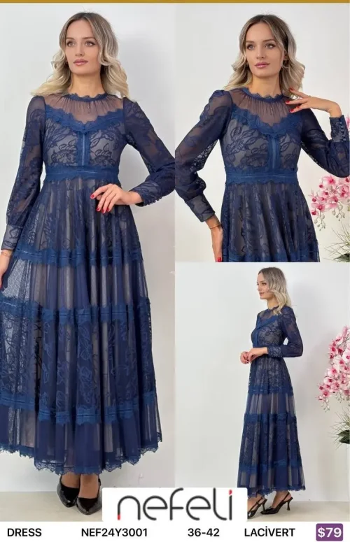 Платье Nefeli (Navy, модель NEF24Y3001) оптом