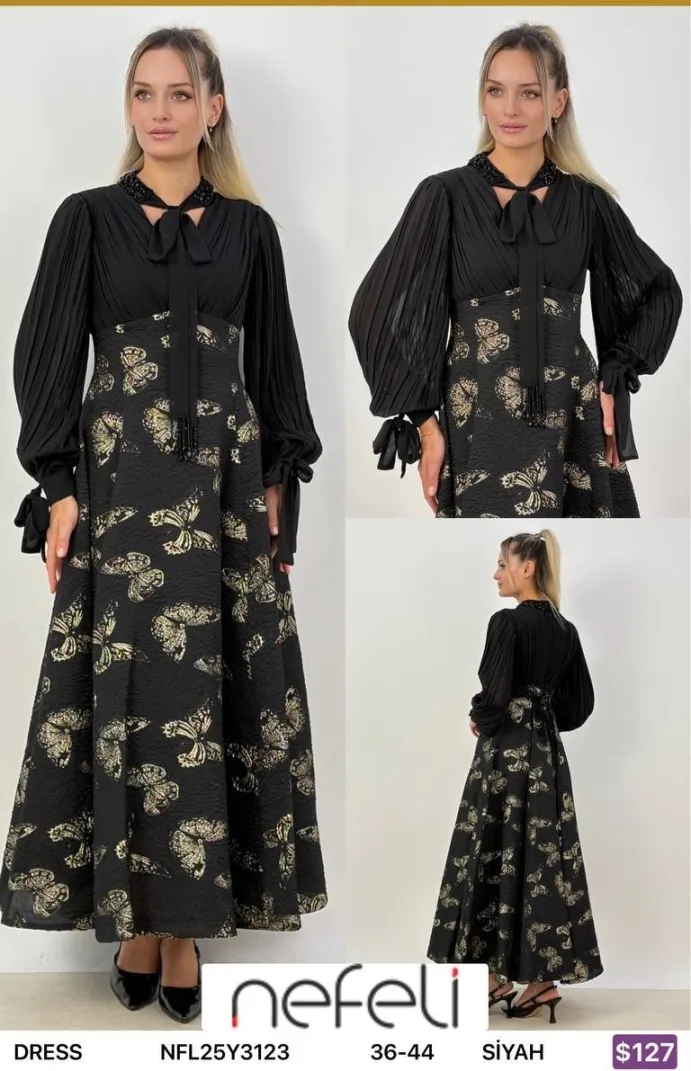 Платье Nefeli (Black, модель NFL25Y3123) оптом