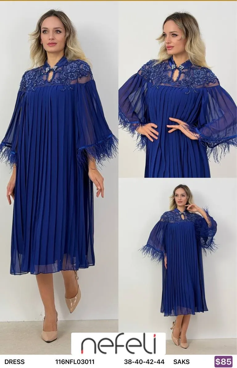 Платье Nefeli (Blue, модель 116NFL03011) оптом