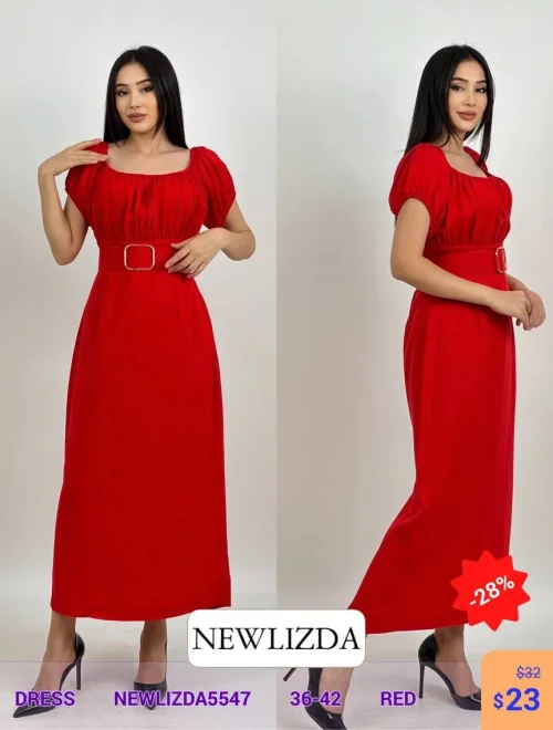Платье Newlizda (Красный, модель NEWLIZDA5547) оптом
