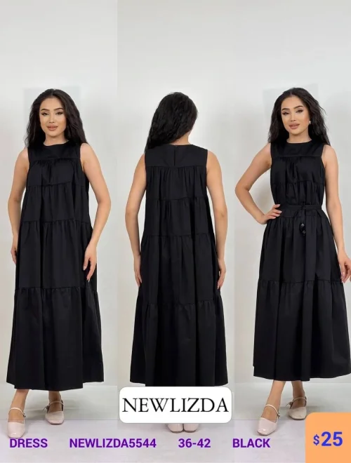 Платье Newlizda (Черный, модель NEWLIZDA5544) оптом