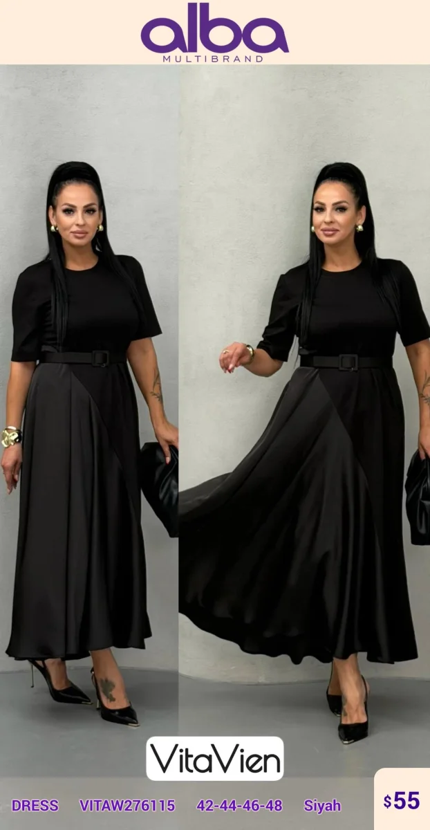 Платье Newlizda (Black, модель VITAW276115) оптом