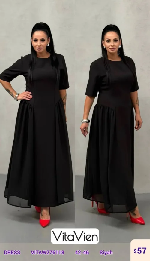 Платье Newlizda (Black, модель VITAW276118) оптом