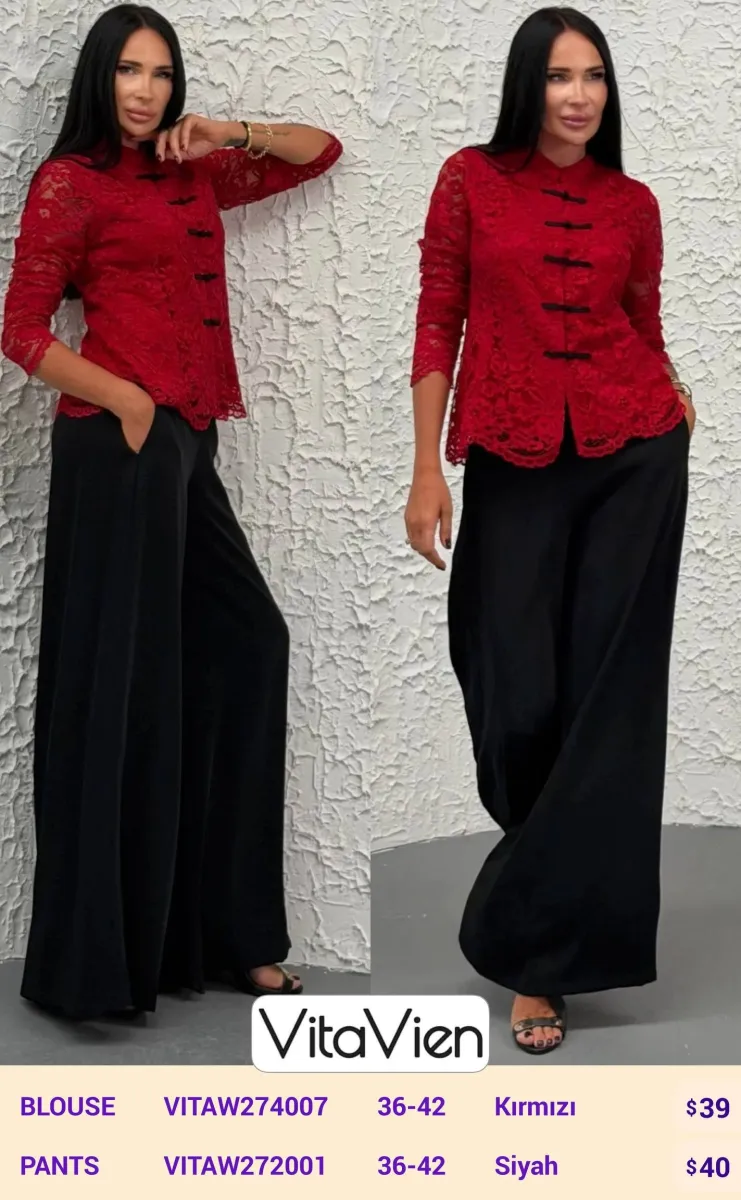 Блузка Newlizda (Red, модель VITAW274007) оптом