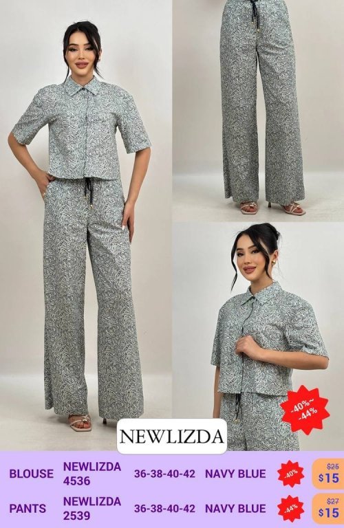 Блузка Newlizda (Темно-синий, модель NEWLIZDA36) оптом