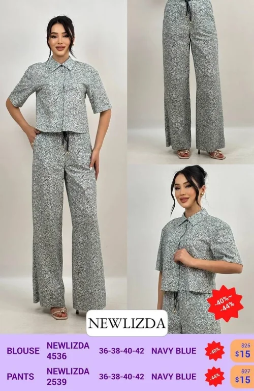 Блузка Newlizda (Темно-синий, модель NEWLIZDA36) оптом