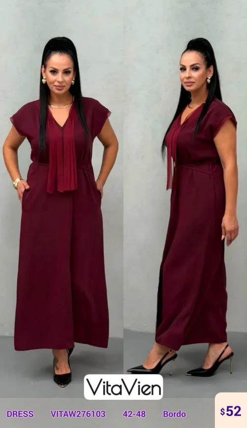 Платье Newlizda (Burgundy, модель VITAW276103) оптом
