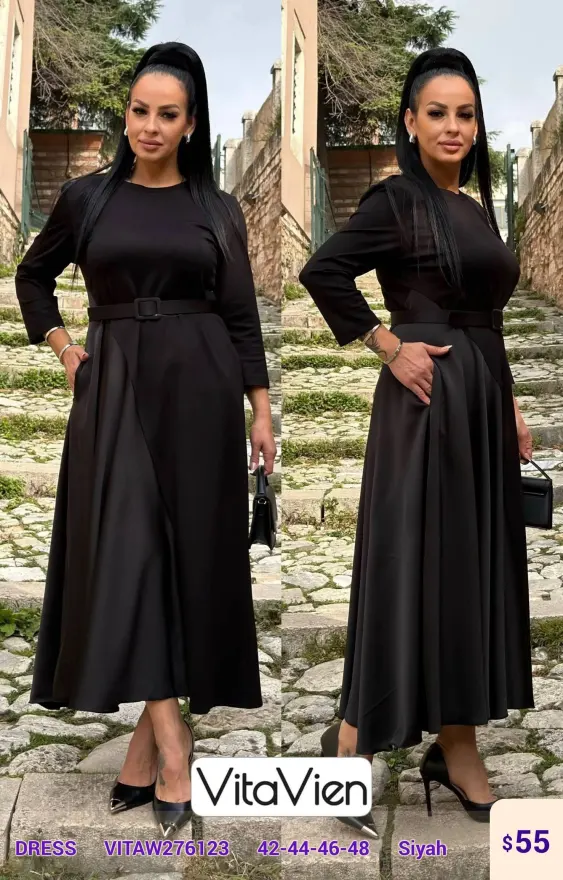 Платье Newlizda (Black, модель VITAW276123) оптом