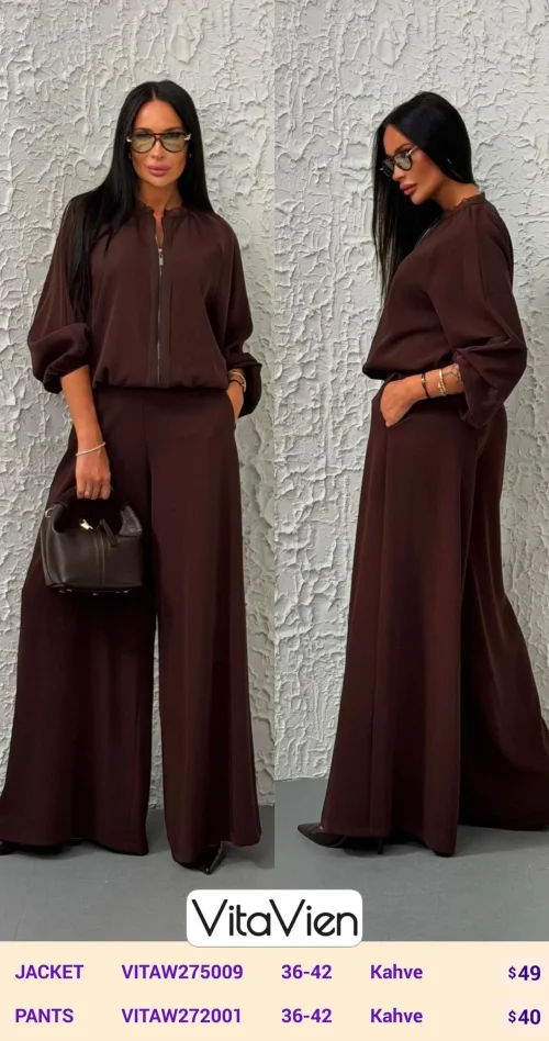 Брюки Newlizda (Brown, модель VITAW272001) оптом