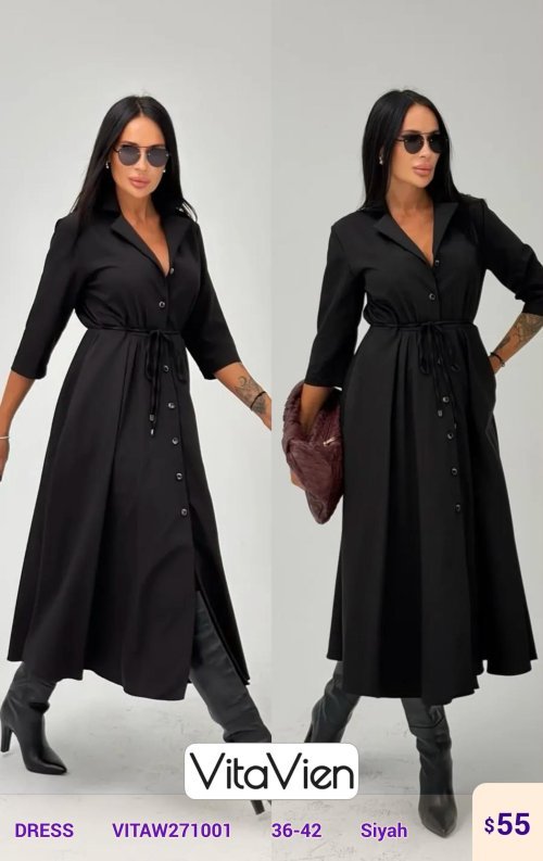 Платье Newlizda (Black, модель VITAW271001) оптом