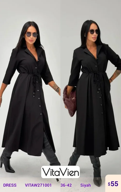 Платье Newlizda (Black, модель VITAW271001) оптом