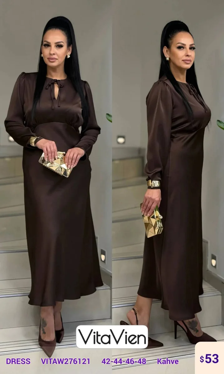 Платье Newlizda (Brown, модель VITAW276121) оптом