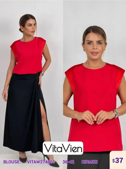 Блузка Newlizda (Red, модель VITAW274001) оптом