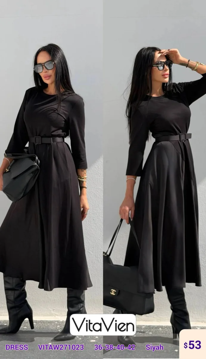Платье Newlizda (Black, модель VITAW271023) оптом