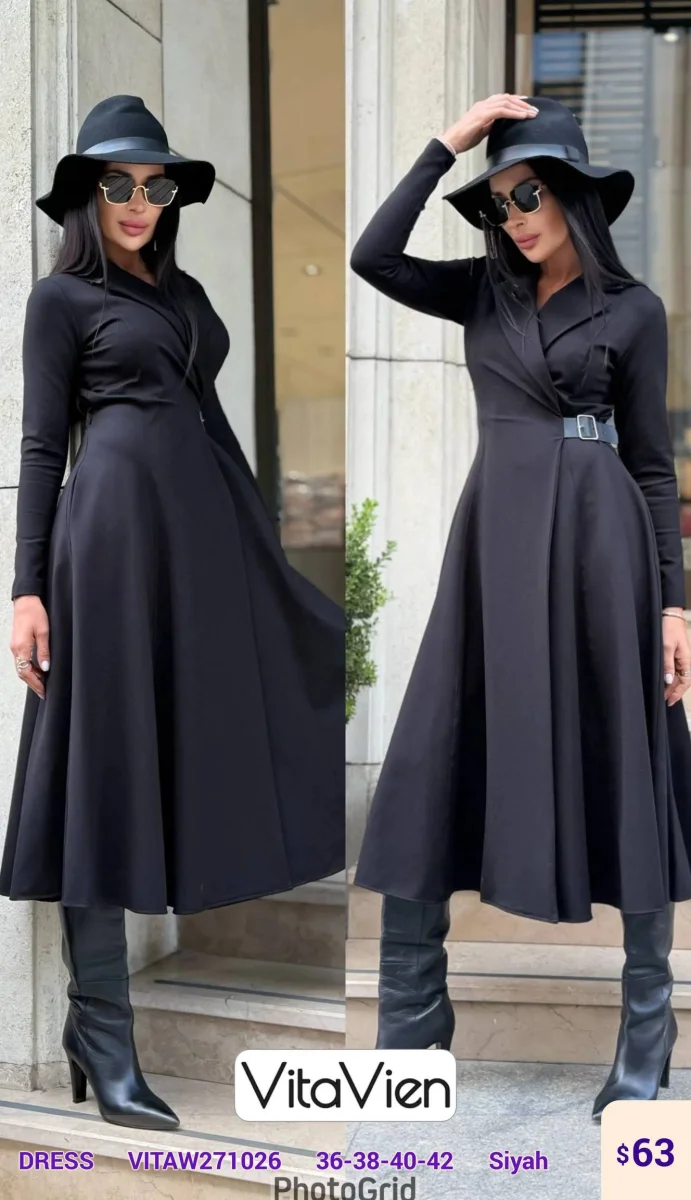 Платье Newlizda (Black, модель VITAW271026) оптом