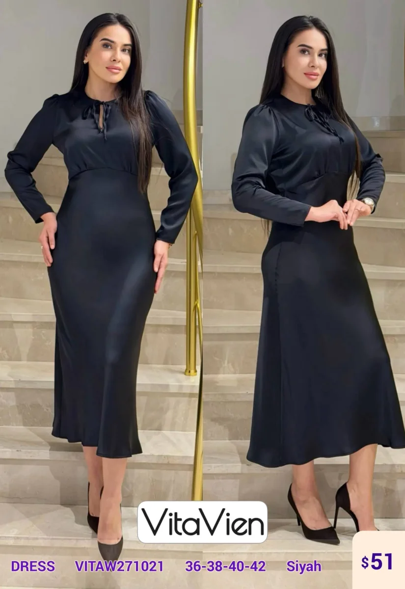 Платье Newlizda (Black, модель VITAW271021) оптом