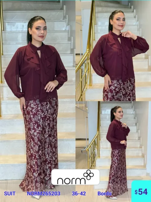 Костюмы и комплекты NORM (Burgundy, модель NORM265203) оптом