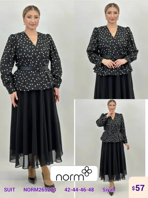 Костюмы и комплекты NORM (Black, модель NORM265223) оптом
