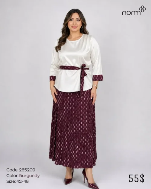 Платье NORM (Burgundy, модель 265209) оптом