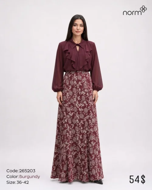 Платье NORM (Burgundy, модель 265203) оптом