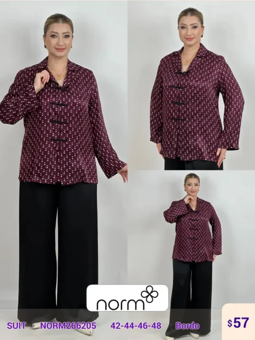 Костюмы и комплекты NORM (Burgundy, модель NORM266205) оптом