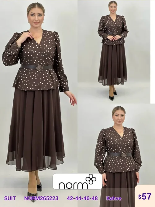 Костюмы и комплекты NORM (Brown, модель NORM265223) оптом