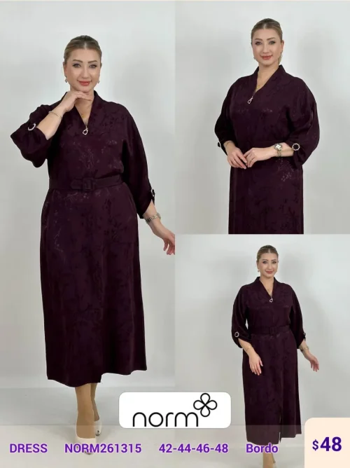 Платье NORM (Burgundy, модель NORM261315) оптом