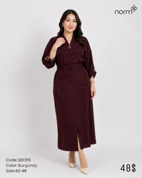 Платье NORM (Burgundy, модель 261315) оптом