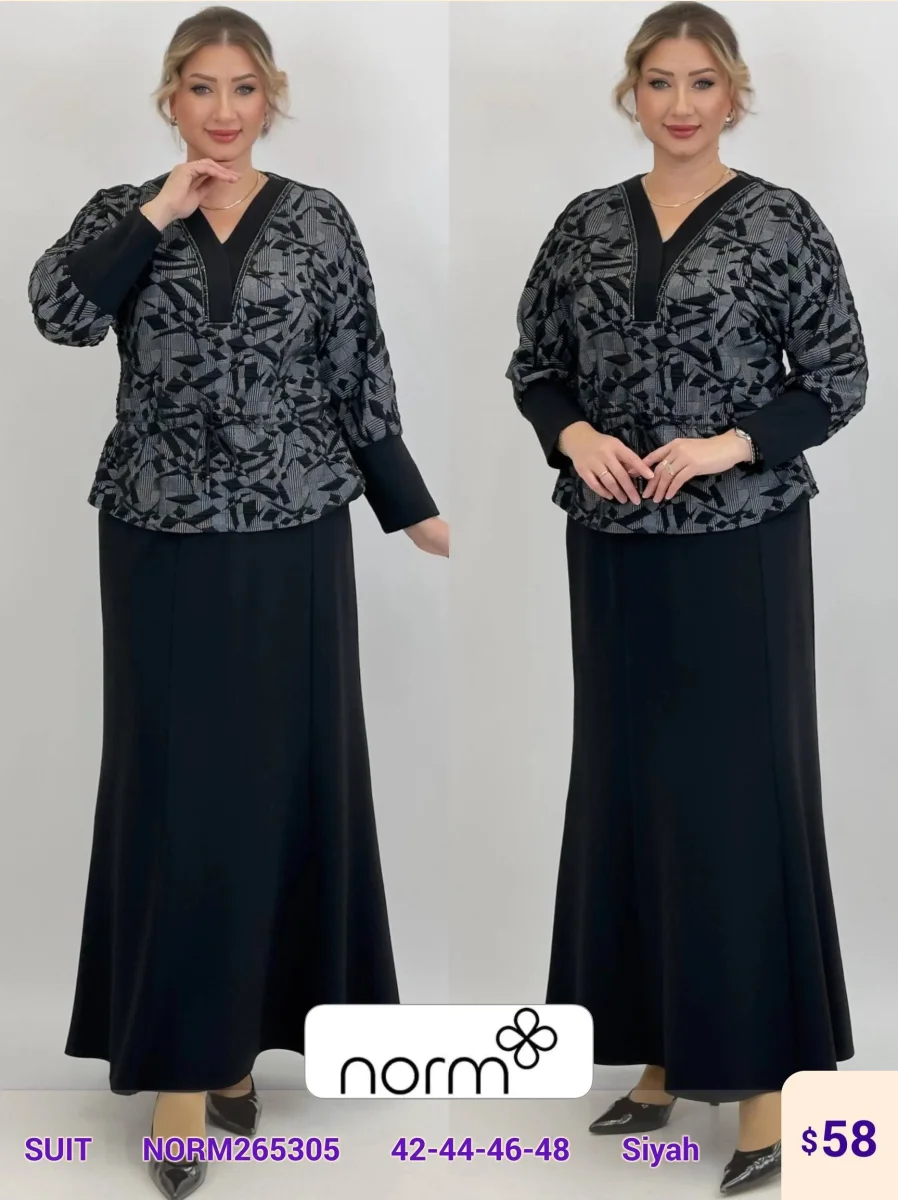 Костюмы и комплекты NORM (Black, модель NORM265305) оптом