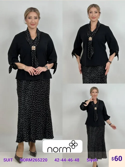 Костюмы и комплекты NORM (Black, модель NORM265220) оптом