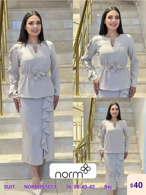 Костюмы и комплекты NORM (Beige, модель NORM265013) оптом