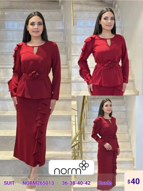 Костюмы и комплекты NORM (Burgundy, модель NORM265013) оптом