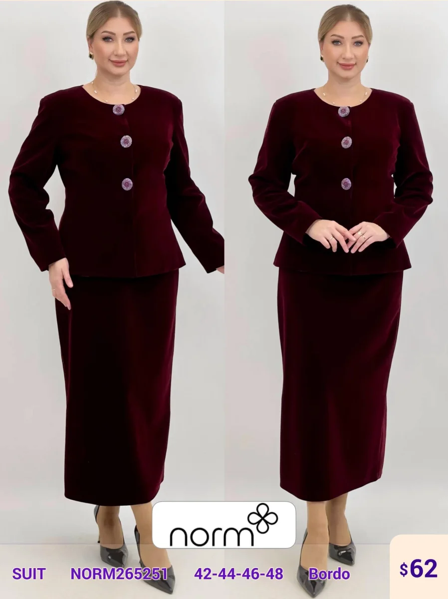 Костюмы и комплекты NORM (Burgundy, модель NORM265251) оптом