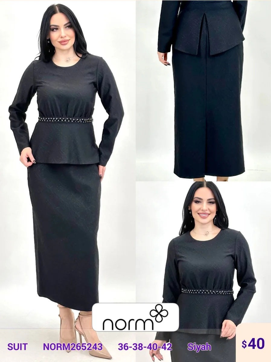 Костюмы и комплекты NORM (Black, модель NORM265243) оптом