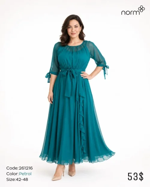 Платье NORM (Turquoise, модель 261216) оптом