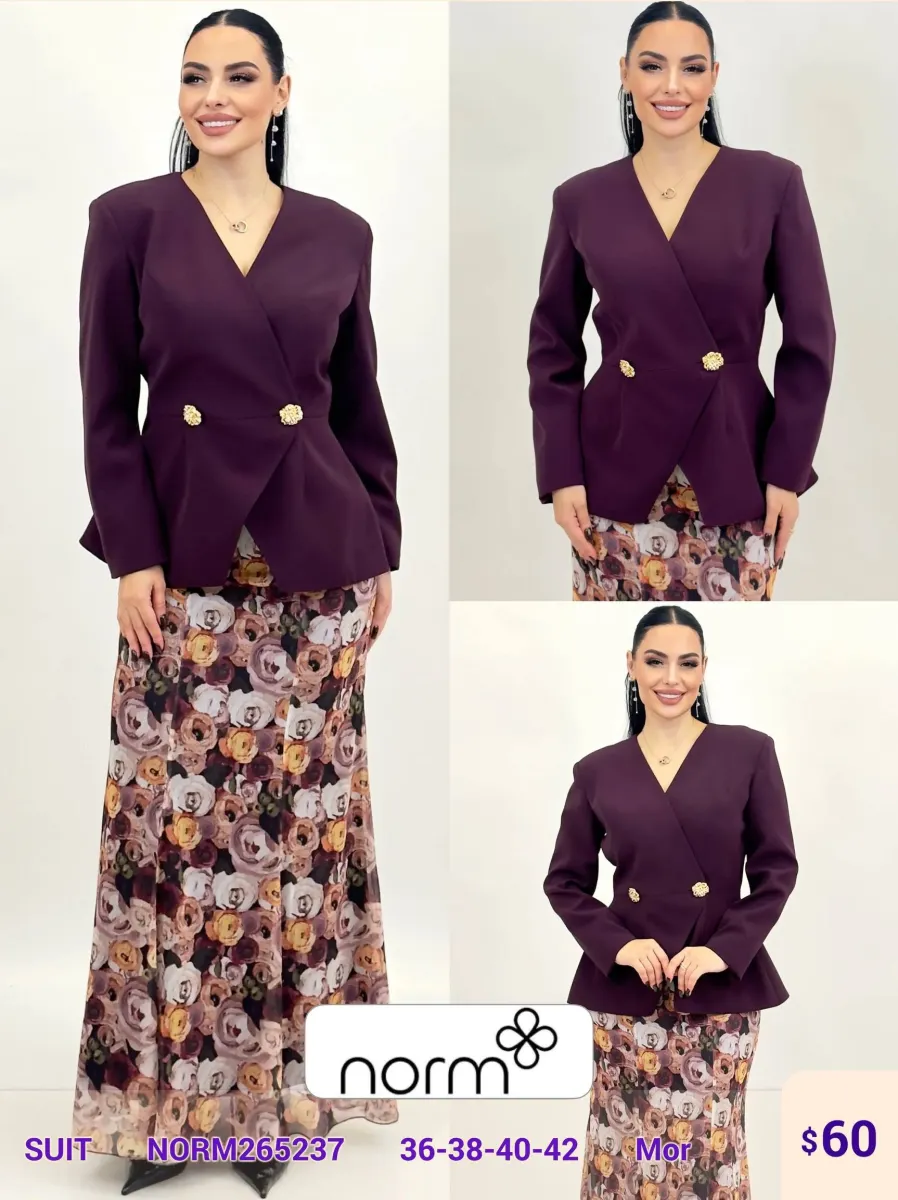 Костюмы и комплекты NORM (Purple, модель NORM265237) оптом