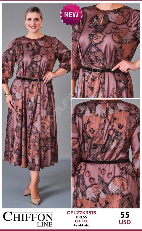 Платье NOVA NG (Brown, модель CFL27K3513) оптом