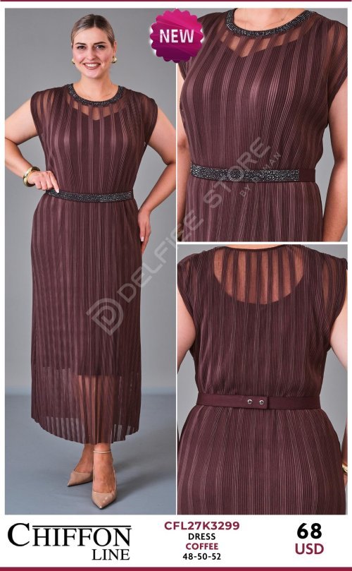 Платье NOVA NG (Brown, модель CFL27K3299) оптом