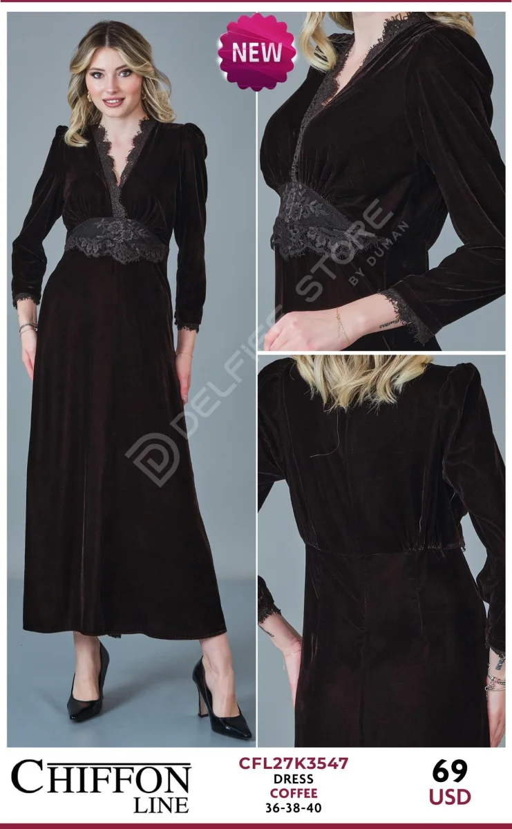 Платье NOVA NG (Brown, модель CFL27K3547) оптом