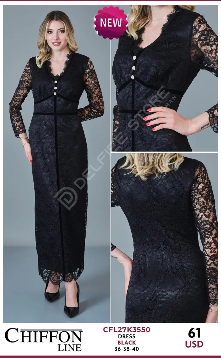 Платье NOVA NG (Black, модель CFL27K3550) оптом
